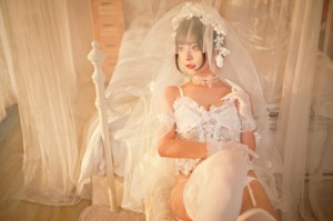 Cosplay Yuuhui玉汇 纯白花嫁