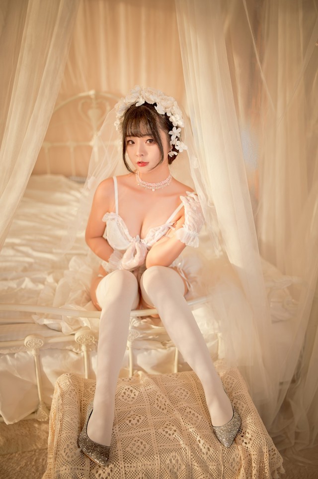 Cosplay Yuuhui玉汇 纯白花嫁 No.73ad1e